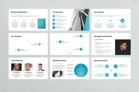 Business Plan Keynote Presentation Template, Diapositiva 5, 13849, Conceptos de negocio — PoweredTemplate.com
