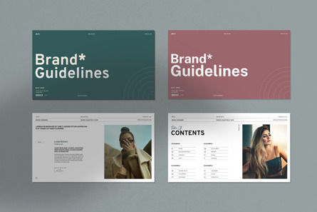 Brand Guidelines Presentation, Dia 3, 13855, Business Concepten — PoweredTemplate.com