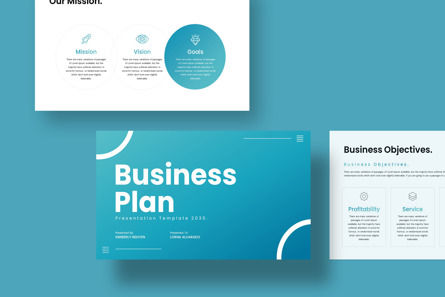 Business Plan PowerPoint Presentation Template, Slide 3, 13856, Konsep Bisnis — PoweredTemplate.com