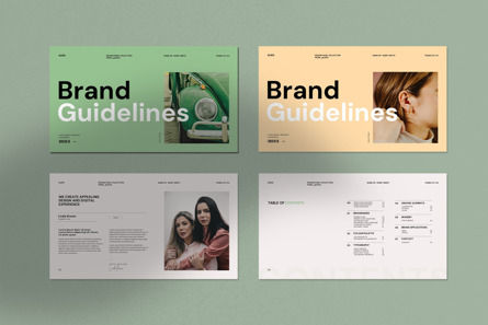 Brand Guidelines Presentation, Deslizar 2, 13860, Negócios — PoweredTemplate.com