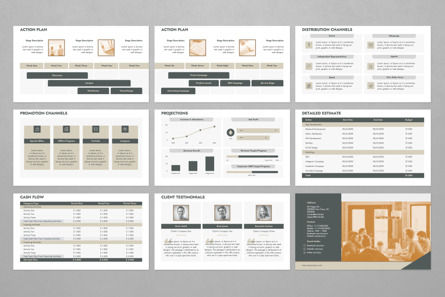 Elevator Pitch Deck PowerPoint Presentation Template, Deslizar 4, 13876, Negócios — PoweredTemplate.com