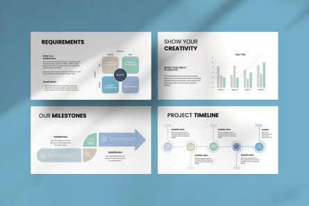 Akota PowerPoint Template, Slide 4, 13886, Business — PoweredTemplate.com