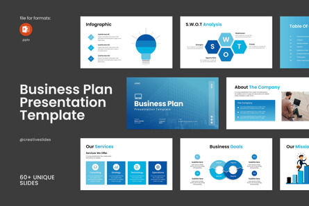 Business Plan PowerPoint Template, Templat PowerPoint, 13897, Bisnis — PoweredTemplate.com
