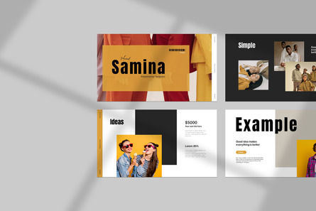 Samina Minimal Powerpoint Presentation, Slide 3, 13905, Business — PoweredTemplate.com