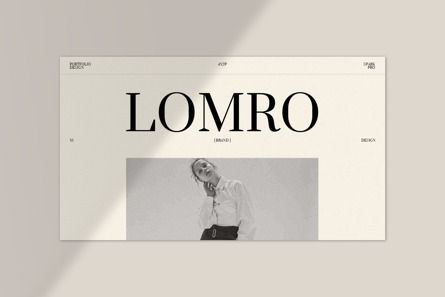 Lomro Portfolio PowerPoint Template, 幻灯片 4, 13916, 商业 — PoweredTemplate.com