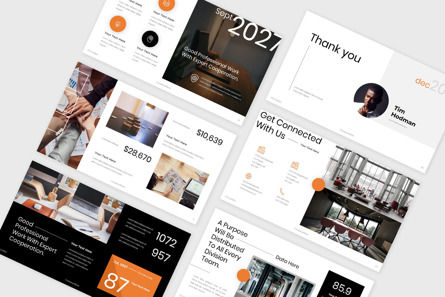 Yearly Report Annual Statistic Presentation Keynote Template, スライド 3, 13920, ビジネス — PoweredTemplate.com