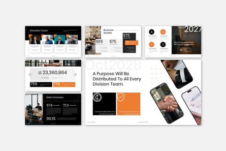 Yearly Report Annual Statistic Presentation Keynote Template, スライド 8, 13920, ビジネス — PoweredTemplate.com