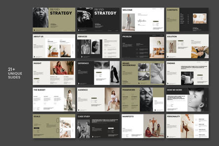Brand Strategy Presentation Template, Slide 8, 13921, Business — PoweredTemplate.com