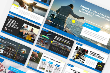 Fishing Community Presentation Google Slides Template, Dia 2, 13924, Dieren en Huisdieren — PoweredTemplate.com