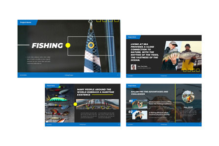 Fishing Community Presentation Google Slides Template, Slide 5, 13924, Animals and Pets — PoweredTemplate.com