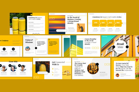 Vibrant Creative Business Agency Presentation Google Slides Template, スライド 2, 13929, Art & Entertainment — PoweredTemplate.com