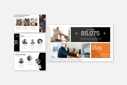 Yearly Report Annual Statistic Presentation Powerpoint Template, Slide 7, 13933, Business — PoweredTemplate.com