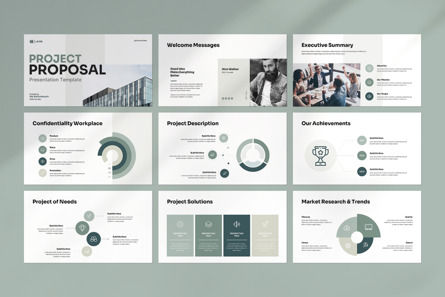 Project Proposal PowerPoint Template, Diapositive 2, 13936, Business — PoweredTemplate.com