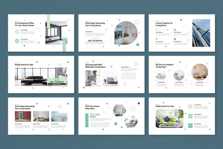 Real Estate Presentation Template, PowerPoint-Vorlage, 13942, Business — PoweredTemplate.com