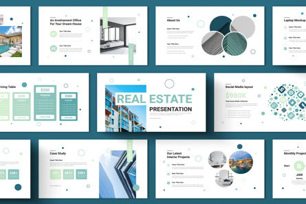 Real Estate Presentation Template, Deslizar 2, 13942, Negócios — PoweredTemplate.com