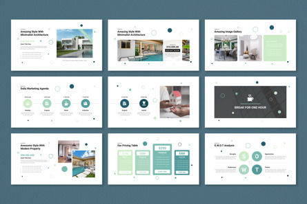 Real Estate Presentation Template, Diapositiva 7, 13942, Negocios — PoweredTemplate.com