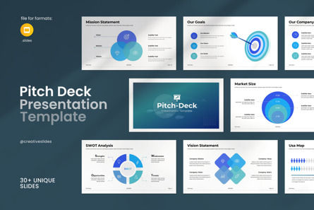 Pitch Deck Google Slides Template, Tema di Presentazioni Google, 13945, Lavoro — PoweredTemplate.com