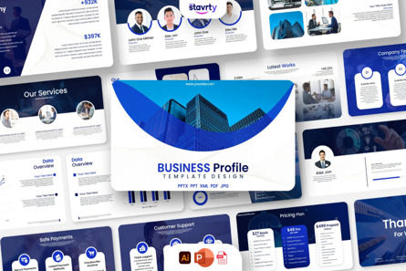 Business Plan Powerpoint Template V1, PowerPoint Template, 13946, Business — PoweredTemplate.com