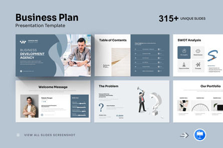 Business Plan Keynote Template, Keynote-Vorlage, 13947, Business — PoweredTemplate.com