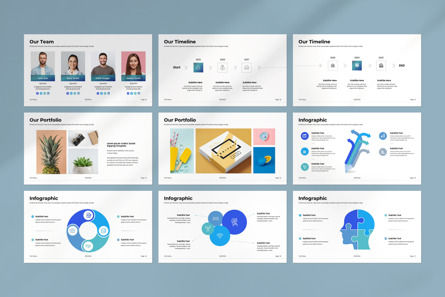 Pitch Deck PowerPoint Template, Slide 4, 13950, Business — PoweredTemplate.com