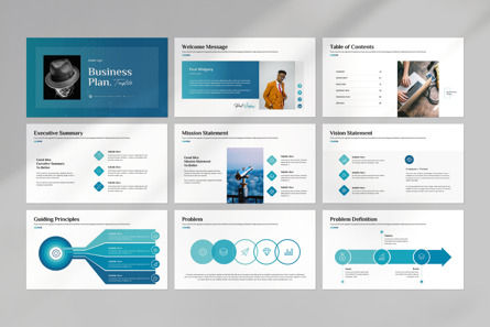 Business Plan PowerPoint Template, Slide 5, 13951, Bisnis — PoweredTemplate.com