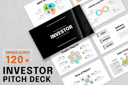 Investor Pitch Deck Presentation, Modele PowerPoint, 13957, Business — PoweredTemplate.com