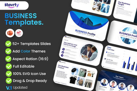 Business Pack PowerPoint Presentation Template V 1 Stavrty, Diapositiva 3, 13975, Negocios — PoweredTemplate.com