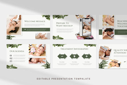 Massages and Spa Center - PowerPoint Template, Slide 2, 13979, Lavoro — PoweredTemplate.com
