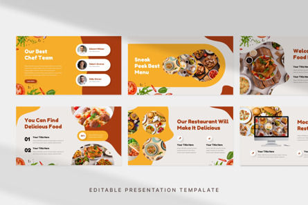 Fast Food Restaurant - PowerPoint Template, 슬라이드 2, 13981, 비즈니스 — PoweredTemplate.com