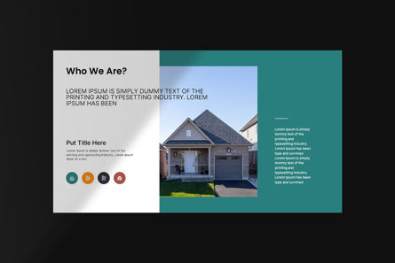 Real Estate Googleslide Presentation, Diapositive 3, 13992, Immobilier — PoweredTemplate.com