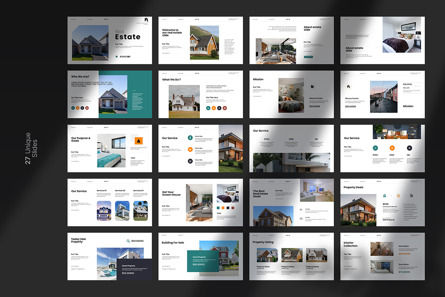 Real Estate Googleslide Presentation, Diapositive 9, 13992, Immobilier — PoweredTemplate.com