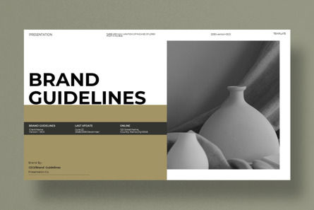 Brand Guidelines Presentation Template, Deslizar 6, 13999, Negócios — PoweredTemplate.com