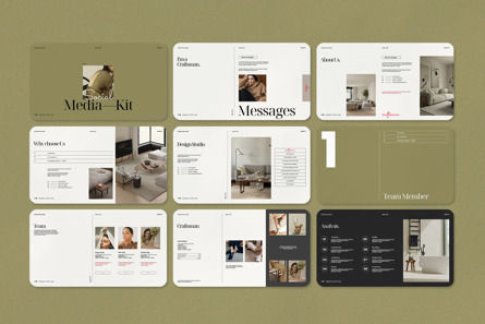 Social Media Kit Presentation Template, Diapositiva 2, 14022, Negocios — PoweredTemplate.com