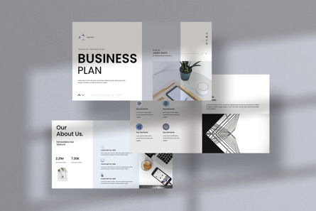 Business Plan Google Slide Template, Slide 3, 14027, Business — PoweredTemplate.com