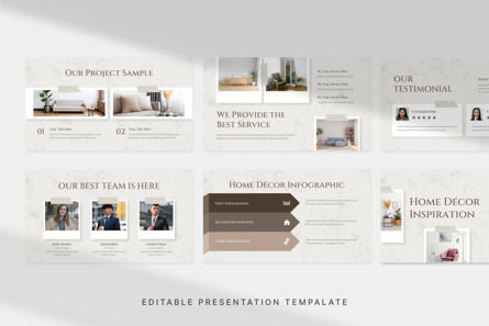 Minimalist Home Decor - PowerPoint Template, Dia 2, 14029, Bedrijf — PoweredTemplate.com