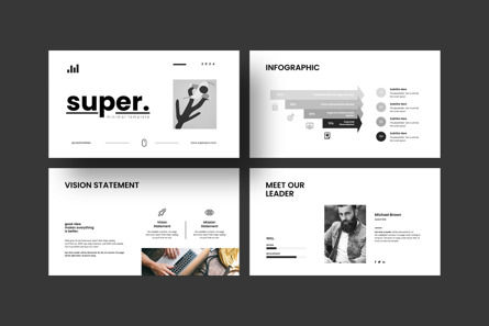 Super PowerPoint Presentation Template, Slide 4, 14032, Business — PoweredTemplate.com