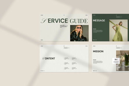 Service Guide PowerPoint Template, Diapositive 2, 14040, Business — PoweredTemplate.com