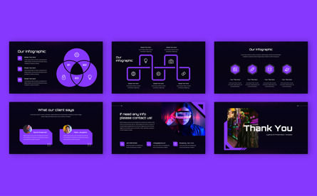 Vellago - Cyberpunk and Game Powerpoint Template, Diapositive 5, 14052, Business — PoweredTemplate.com