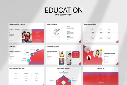 Education PowerPoint Template, Slide 6, 14064, Business — PoweredTemplate.com