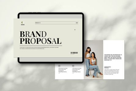 Brand Proposal Keynote Template, Slide 2, 14066, Bisnis — PoweredTemplate.com