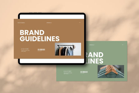 Brand Guidelines PowerPoint Template, Diapositiva 2, 14067, Negocios — PoweredTemplate.com