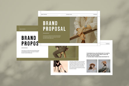 Brand Proposal PowerPoint Template, Diapositiva 3, 14072, Negocios — PoweredTemplate.com