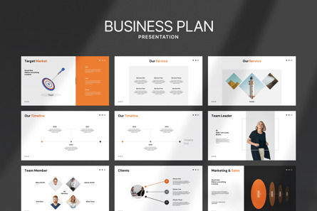 Business Plan Powerpoint Template, スライド 6, 14074, ビジネス — PoweredTemplate.com