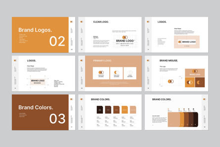 Brand Guidelines PowerPoint Template, Slide 6, 14075, Lavoro — PoweredTemplate.com