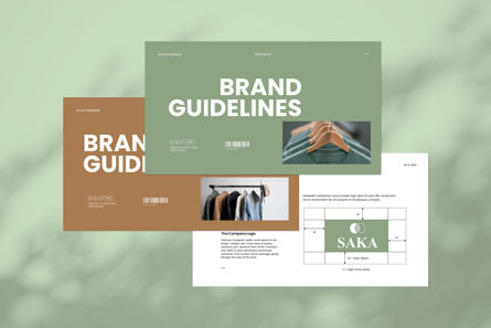 Brand Guidelines Keynote Template, Diapositive 3, 14077, Business — PoweredTemplate.com