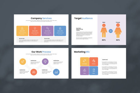 Digital Marketing PowerPoint Template, Slide 4, 14080, Bisnis — PoweredTemplate.com