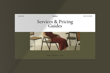Service Pricing Guide Presentation, 슬라이드 3, 14086, 비즈니스 — PoweredTemplate.com
