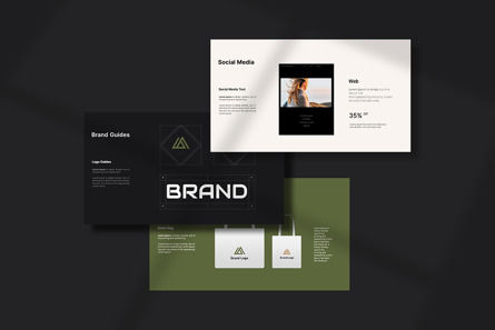 Brand Guideline Presentation, Diapositive 8, 14087, Business — PoweredTemplate.com