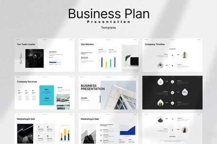 Business Plan Powerpoint Template, Dia 6, 14088, Bedrijf — PoweredTemplate.com