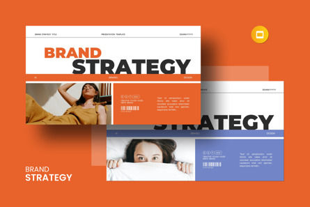Brand Strategy Google Slides Template, Google Slides Thema, 14097, Business — PoweredTemplate.com